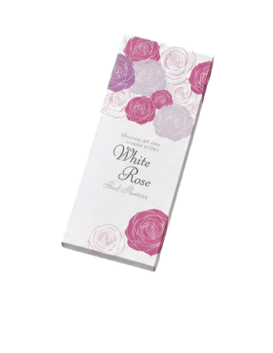 White Rose Stick Incense Set